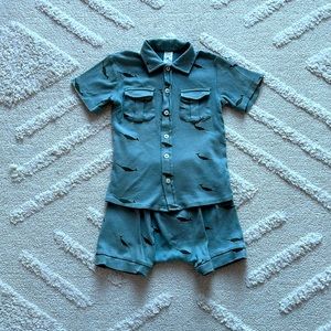 Kate Quinn boys set narwhal print